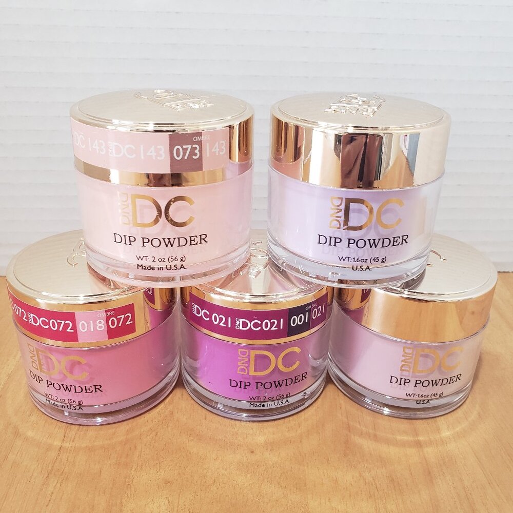DND DC Nail Dip Powder 1.6 oz Lot of‎ 5
